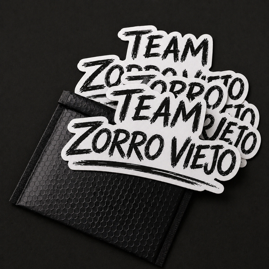 Calcomanía Texto Zorro Viejo