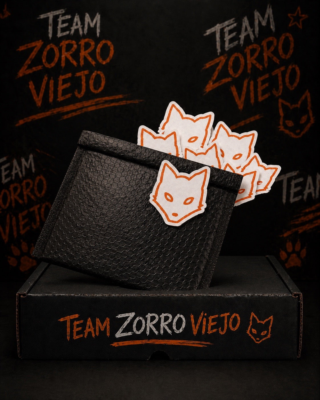 Portada colección Stickers Team Zorro Viejo
