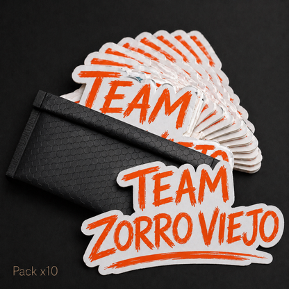 Calcomanía Texto Zorro Viejo