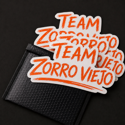 Calcomanía Texto Zorro Viejo
