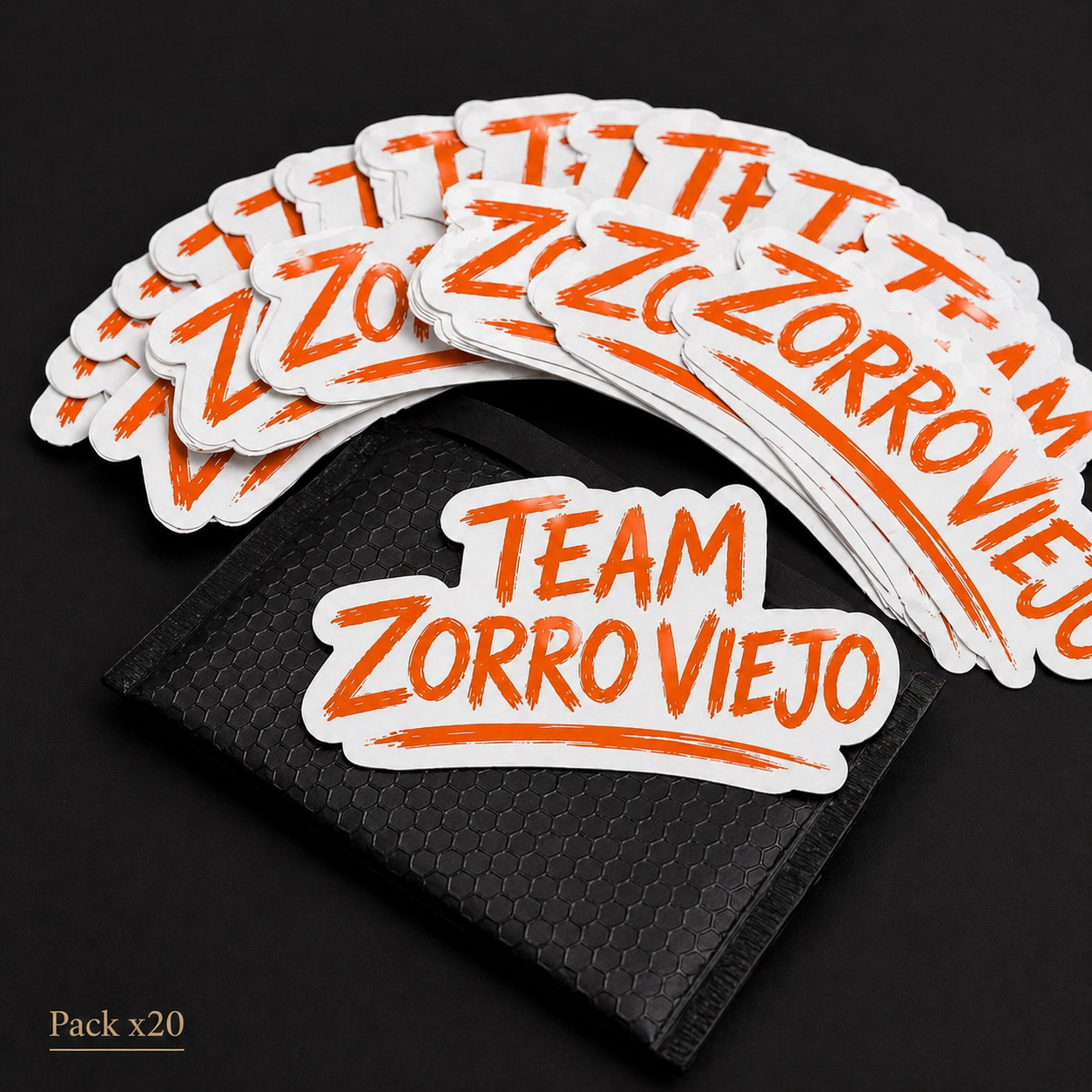Calcomanía Texto Zorro Viejo