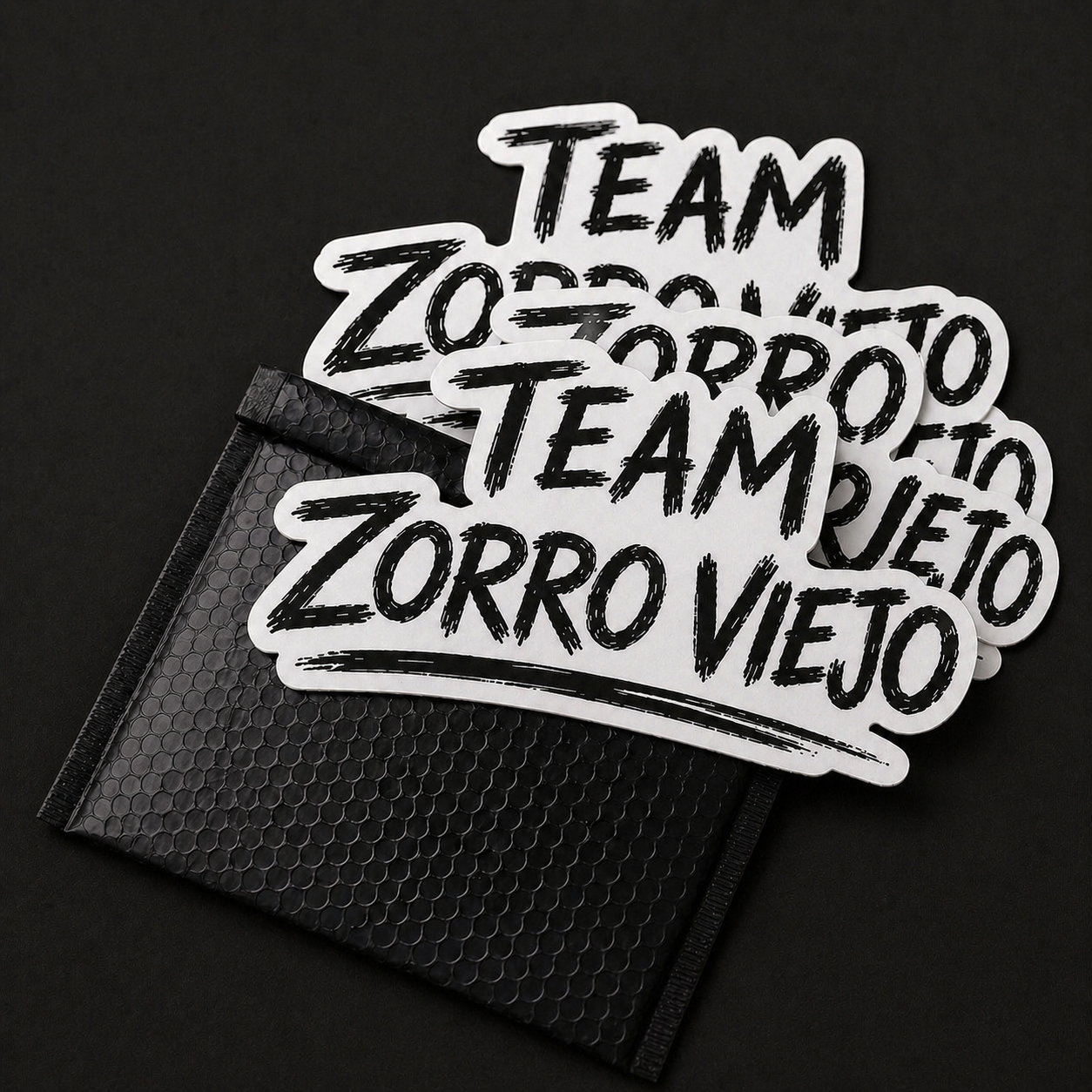 Calcomanía Texto Zorro Viejo
