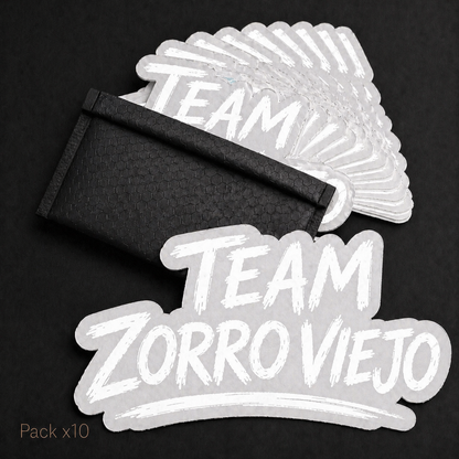 Calcomanía Texto Zorro Viejo