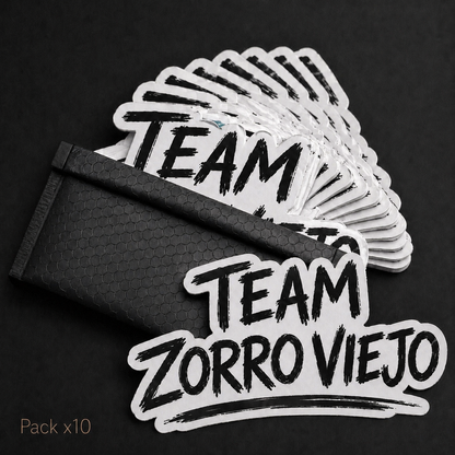 Calcomanía Texto Zorro Viejo