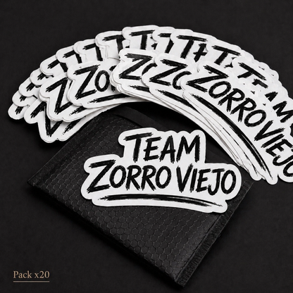 Calcomanía Texto Zorro Viejo