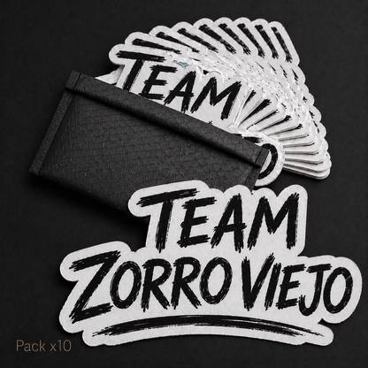 Calcomanía Texto Zorro Viejo