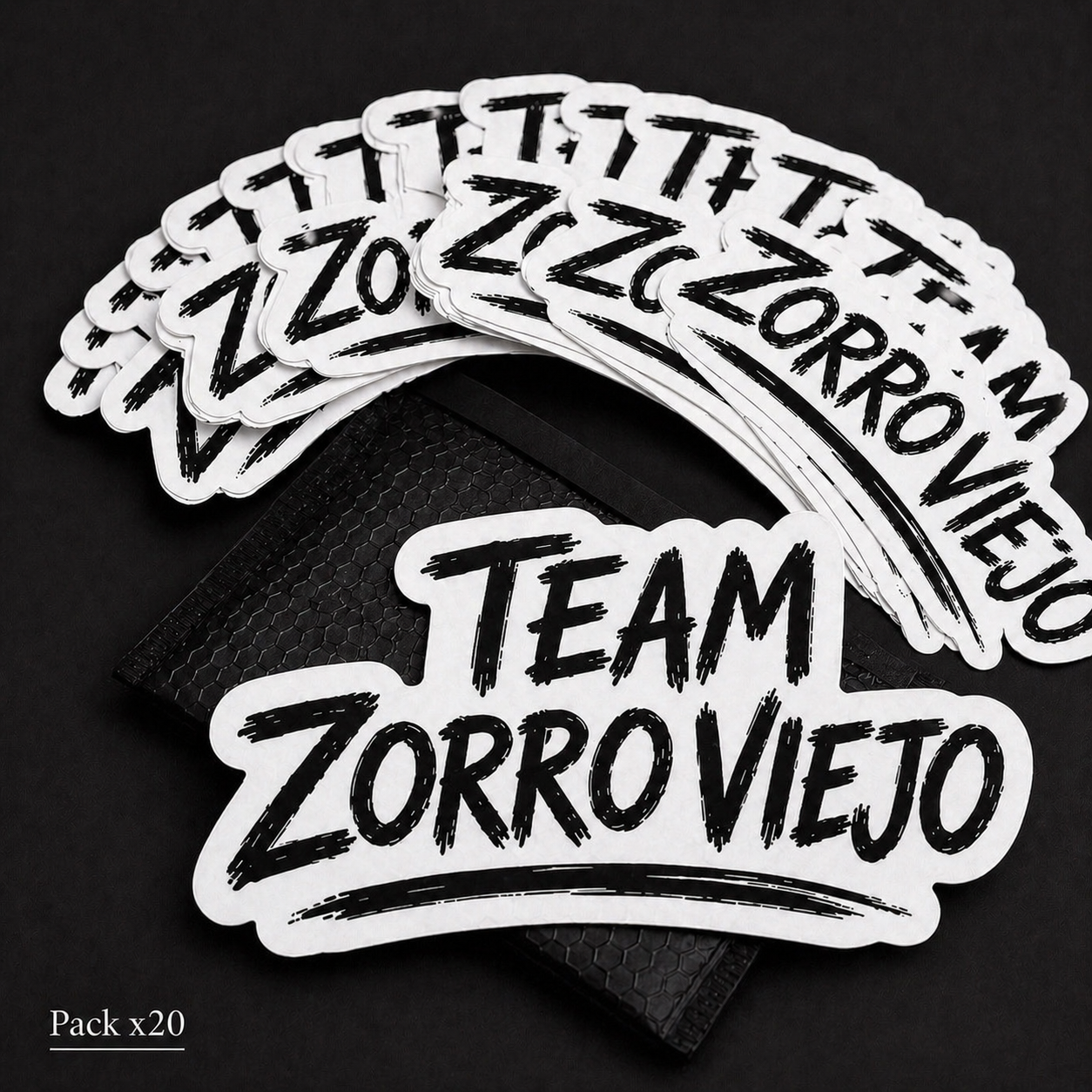 Calcomanía Texto Zorro Viejo