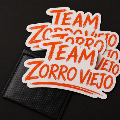 Calcomanía Texto Zorro Viejo