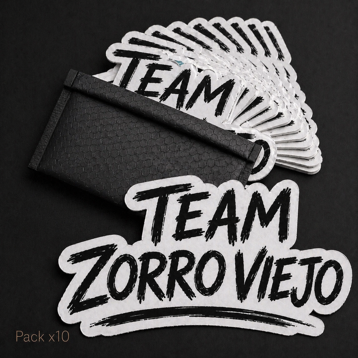 Calcomanía Texto Zorro Viejo
