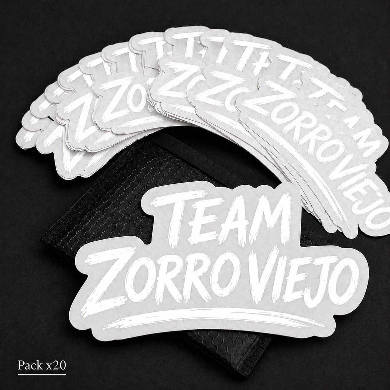 Calcomanía Texto Zorro Viejo
